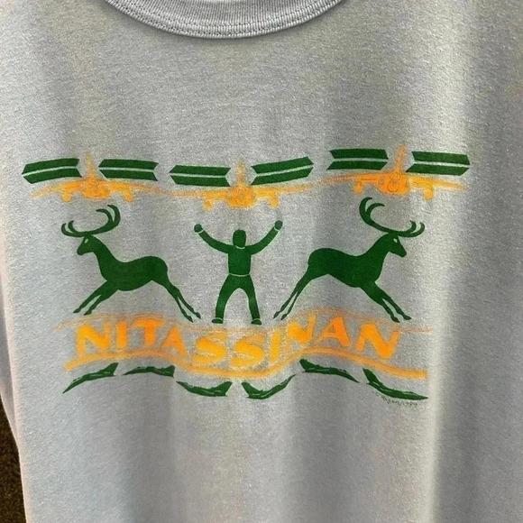 Vintage 1989 Nitassinan T-shirt Large - Picture 4 of 5